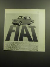 1958 Fiat Model 1100 Sedan Car Advertisement - The sales speak for themselves picture