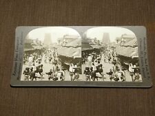VINTAGE STEREOVIEW STEREOSCOPE CARD POVERTY STRICKEN MADURA INDIA picture