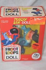 Vintage Kellogg's Toucan Sam Doll NIB Froot Loops 1984 Mini Comic Talbot Toy MIP picture
