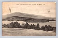 Moosehead Lake ME-Maine, Squaw Mountain, Blair Hill, Vintage c1943 Postcard picture