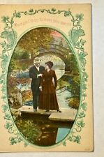 What am I to do to make you love me. Vintage Love And Romance postcard. 1910 picture