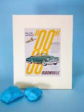 1950s Oldsmobile Magazine Ad Matted 20” x 16” picture
