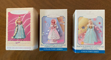 Hallmark Barbie Children's Collection Spring Ornament Series Set 1997-1999 NEW picture