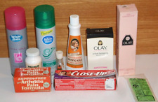 Vintage Grocery Store  LOT -Oil of Olay/Hair Spray/Toothpaste etc. 70s 80s picture
