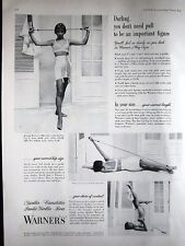 1949 Vintage Warner's Girdle Bra Darling You don't Need Pull Ad picture