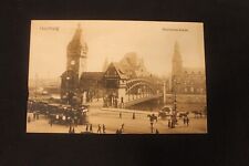 Brooksbrucke Bridge Hamburg Germany Postcard - Vintage Unposted picture