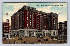 Grand Rapids MI-Michigan, Hotel Pantlind, Advertisement, Vintage c1915 Postcard picture