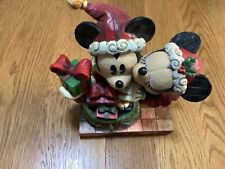 Jim Shore Walt Disney Collection Mickey & Minnie Mouse A Christmas Kiss  picture