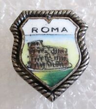 Vintage City of Rome, Italy Tourist Travel Souvenir Pin - Roma Colosseum picture