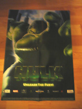 2003 HULK UNLEASH THE FURY Video Game Promo PRINT AD PS2 GAME CUBE PC DS 14x20 picture