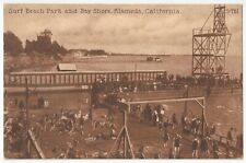 1916 Alameda, California - Surf Beach Amusement Park near Oakland, Old Postcard picture