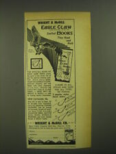 1952 Wright & McGill Eagle Claw hooks Advertisement - They Hook and Hold picture