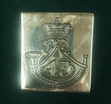Napoleonic British 43rd cross belt plate brass picture