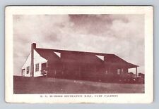 Erie PA-Pennsylvania Camp Caledon, D N Mcbrier Recreation Hall, Vintage Postcard picture