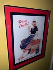 Amstel Dutch Girl Beer Bar Man Cave Advertising Sign picture