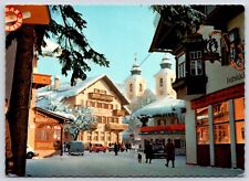Tyrol Wintersportplatz St. Johann Vintage Postcard Continental picture