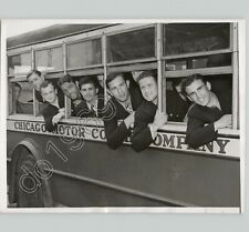 European AMATEUR BOXING Champs Loaded Into BUS In CHICAGO Sport 1937 Press Photo picture