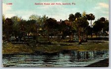 Postcard Sanford House And Park, Sanford, Florida Unposted picture