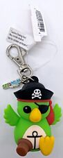 Disney Parks Wishables Pirates of the Caribbean Green Parrot Figurine Keychain picture
