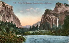 California Yosemite Valley Bridal Veil Meadows ~ postcard  sku401 picture