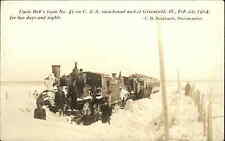 Greenfield Illinois IL Uncle Bob's Train C&A Railroad CH Burghardt c1914 RPPC picture