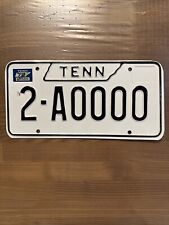 1972  Tennessee Sample License Plate 2-A0000 picture