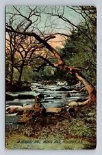 Providence RI-Rhode Island, Secluded Spots at Hunts Mills Vintage Postcard picture