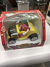 M&M's Rebel Without A Clue Yellow Hot-Rod Car Collectible Candy Dispenser picture