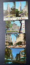 VTG Buenos Aires Postcards Lot 5 Bellas Vistas Argentina 6x4” picture