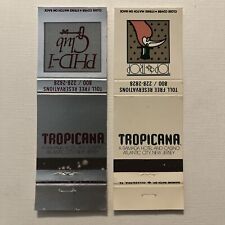 Matchbook Covers (two), Unstruck, Tropicana Hotel & Casino, Atlantic City  picture