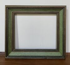 VTG Gilded & Green-Wooden Art Frame-16”x14”x 2”/Interior 12”x10”-Very Nice picture