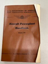 Aircraft Powerplant Handbook. January 1949. Department of Commerce picture