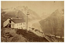 France, Chamonix-Mont-Blanc valley, La Flégère vintage print, album print picture