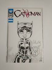 Catwoman #1 Original Sketch Cover Art by Troy Dongarra COA picture