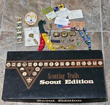 Vintage Boy Scouts Lot BSA Girl Scouts, Board Game, Pins, Memorabilia picture
