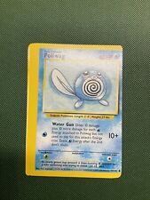 Poliwag 59/102 Base Set Unlimited 4th Print 1999-2000 Pokémon Card ERROR MISCUT picture