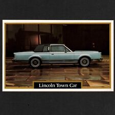 1981 Lincoln TOWN CAR 2-Door: Original Dealer Promotional Postcard UNUSED VG+ picture
