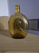 Vintage Bottle Glass Empire Glassworks The Father Of His Country Embossed Flask  picture