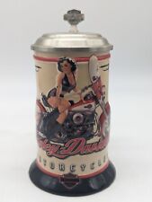2011 Harley-Davidson Lidded Beer Stein American Beauty #1 Series Betty COA picture