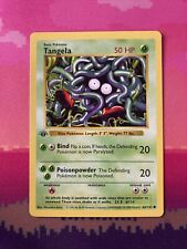 Pokemon Card Tangela Shadowless Base Set 1st Edition Common 66/102 NM Condition picture