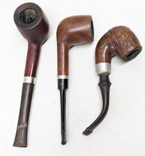 Vintage David’s Exclusive Estate Pipe Sterling Silver Band and 2 Other Pipes picture