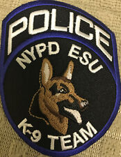 NYPD/ESU/K-9 TEAM/NEW YORK CITY POLICE DEPARTMENT/PATCH/COLLECTOR ITEM picture