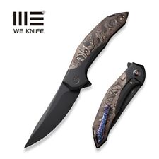 WE Knife Co. Merata Limited Edition Frame Lock Knife Copper CF + Ti (3.7