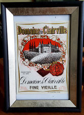 'Domaine de Clairville' European Vintage Wine Label (1930-1950) Framed  picture