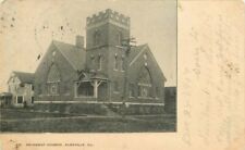 Knoxville Illinois Methodist Church #270 Printery 1907 Postcard undivided 10428 picture