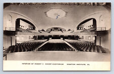 Vintage Postcard Hampton Institute VA Ogden Auditorium HBCU Q7 picture