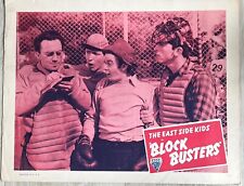 Vtg  1944 East Side Kids “BLOCK BUSTERS” Movie Lobby Card picture