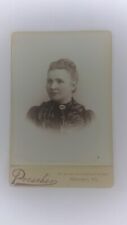 Antique 1800s Photograph Standard Cabinet Card 10 Female Photographer picture