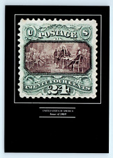1869 Series Twenty Four Cent Stamp Philatelic Council Postcard picture