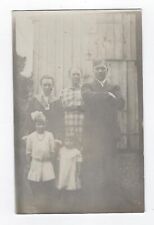 VTG Early 1900's RPPC Family Portrait Unposted picture